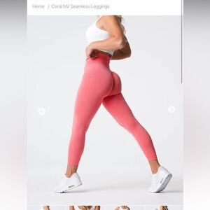 NVGTN Coral High-Rise Leggings